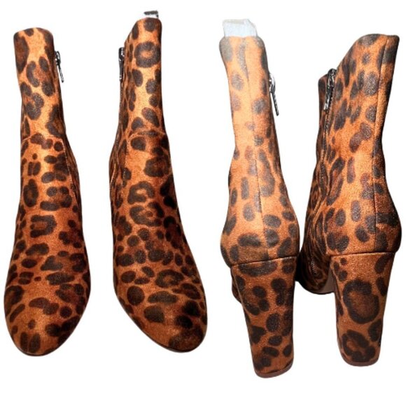 STEVE MADDEN Leopard Editor Ankle Boot Size 6.5 - Picture 3 of 12